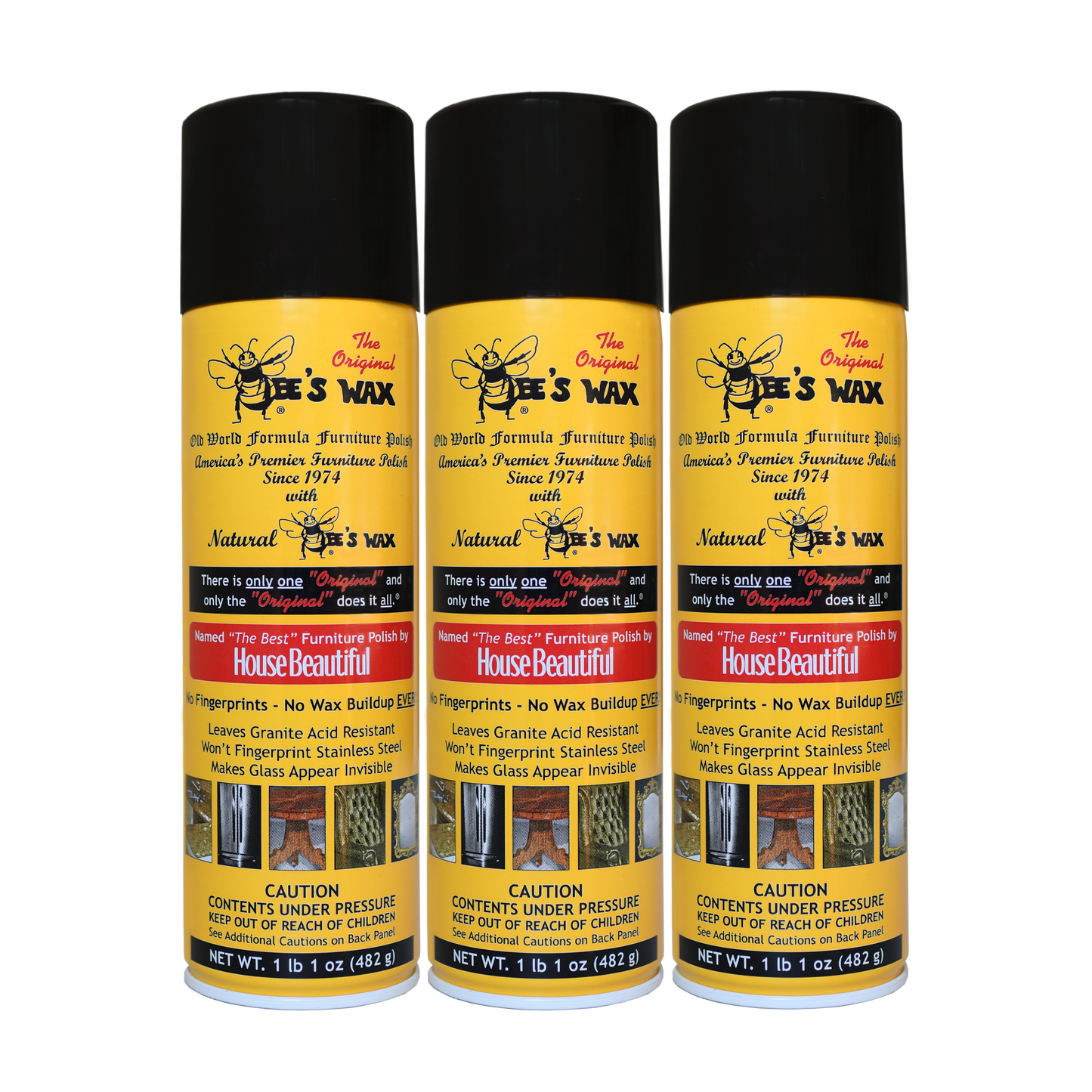 The Original Bee's Wax Polish - 3 PACK