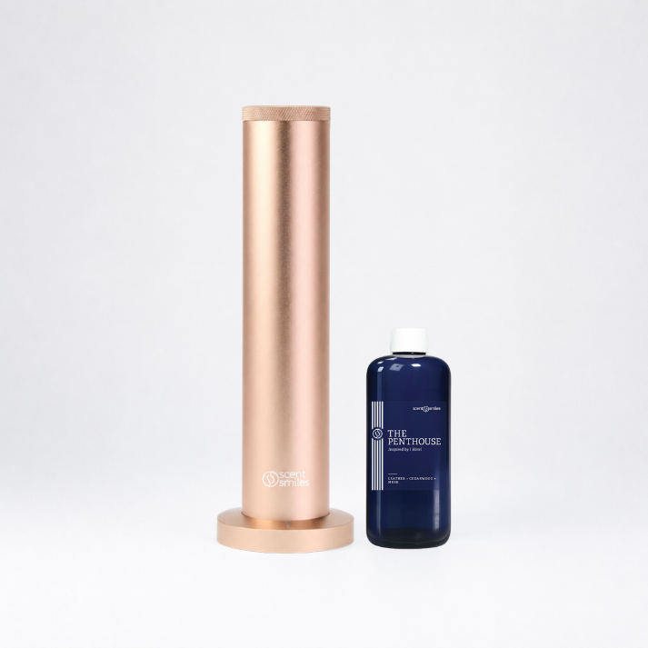 Scent Smiles AutoLuxe Starter Kit | Up to 1,000 Sq Ft. | Diffuser + 110mL Fragrance Oil