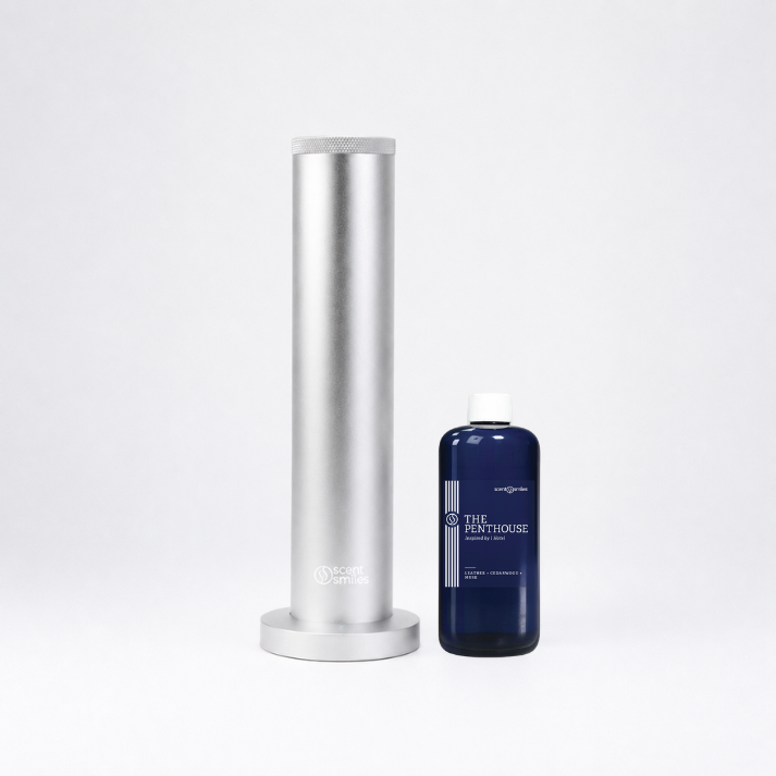 Scent Smiles AutoLuxe Starter Kit | Up to 1,000 Sq Ft. | Diffuser + 110mL Fragrance Oil